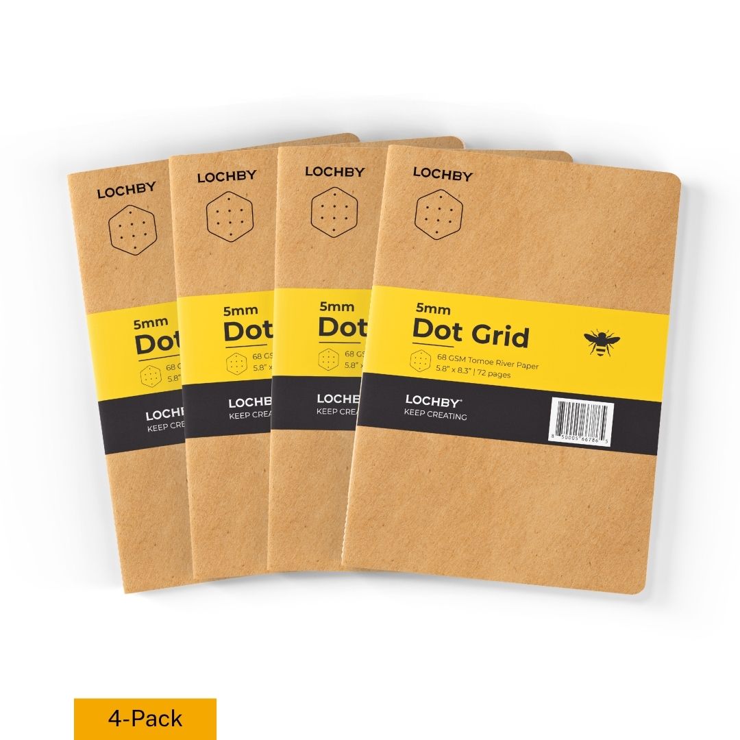 A5 Dot Grid (4-pack)